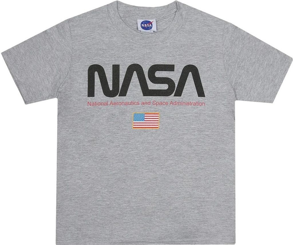 NASA - T-Shirt für Jungen TV433 (L) (Grau)