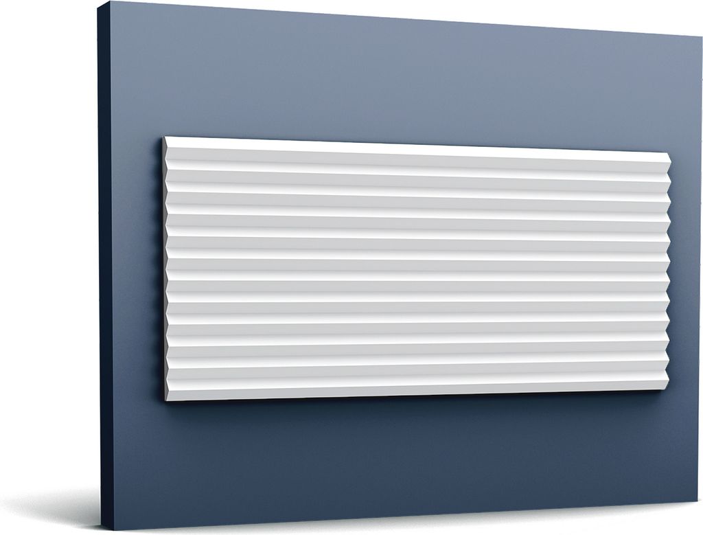 3D Wandpaneel Orac Decor W108 MODERN ZIGZAG Dekorpaneel Zierlement modernes Design weiß 2 m