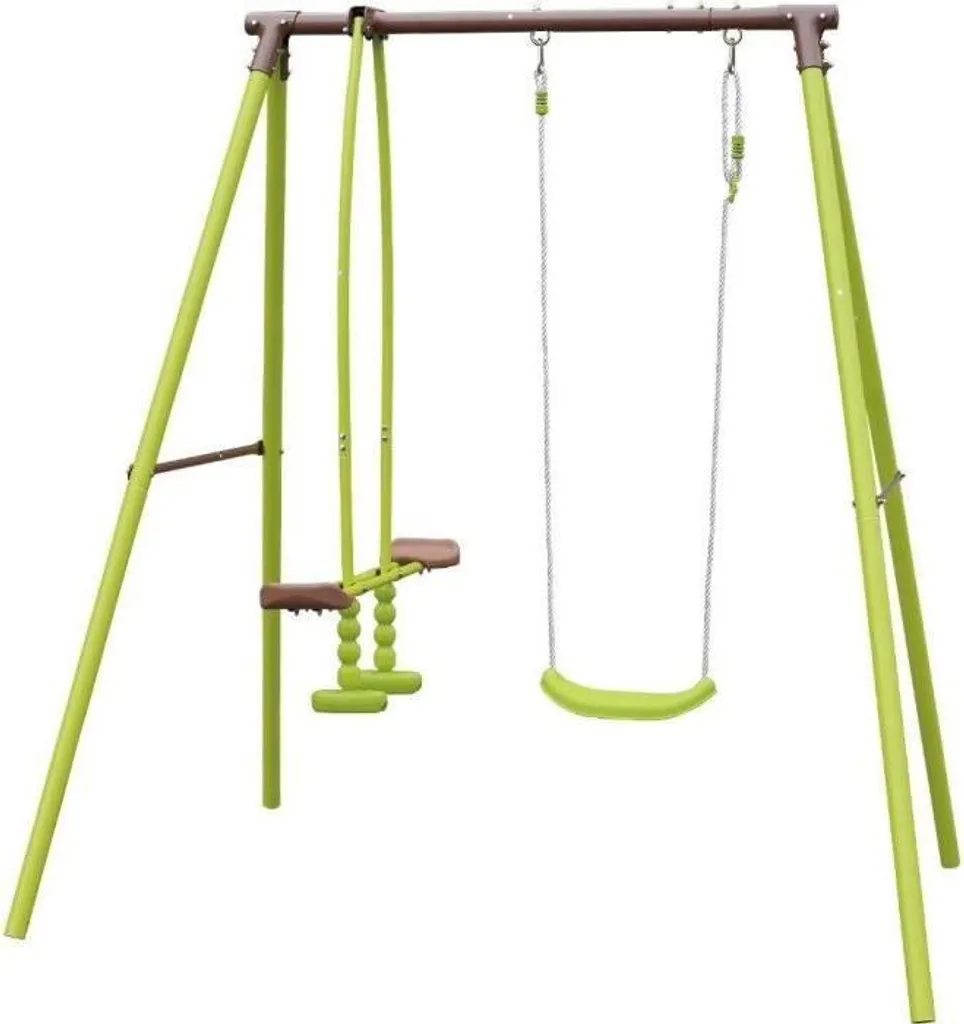 Balançoire double BOT 4212 stable et sécurisée pour éviter l'ennui