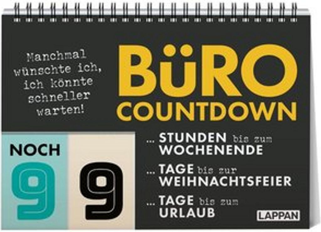 Countdown-Kalender für's Büro