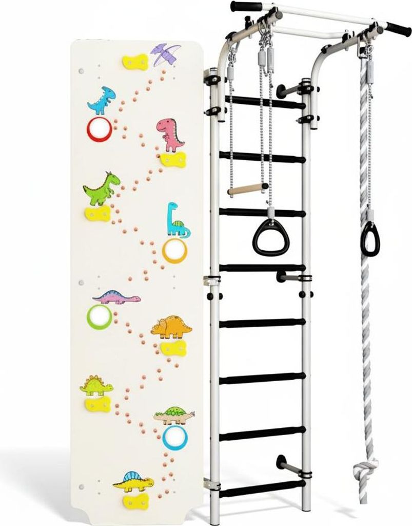 Sprossenwand kinderzimmer Next-1 Dino | Kletterwand | Turngeräte | Wandmontage
