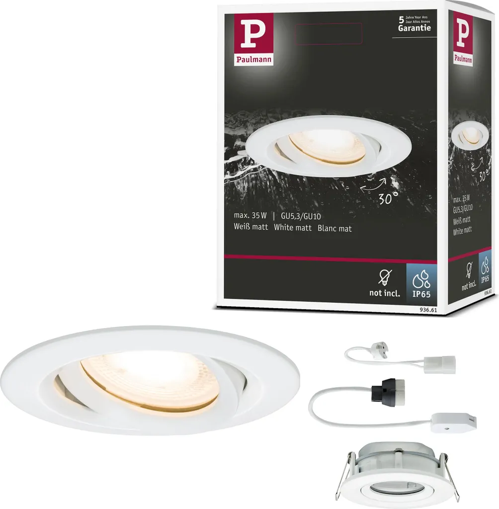 Faretto Paulmann Nova Plus 230V: Robusto, Orientabile e Impermeabile
