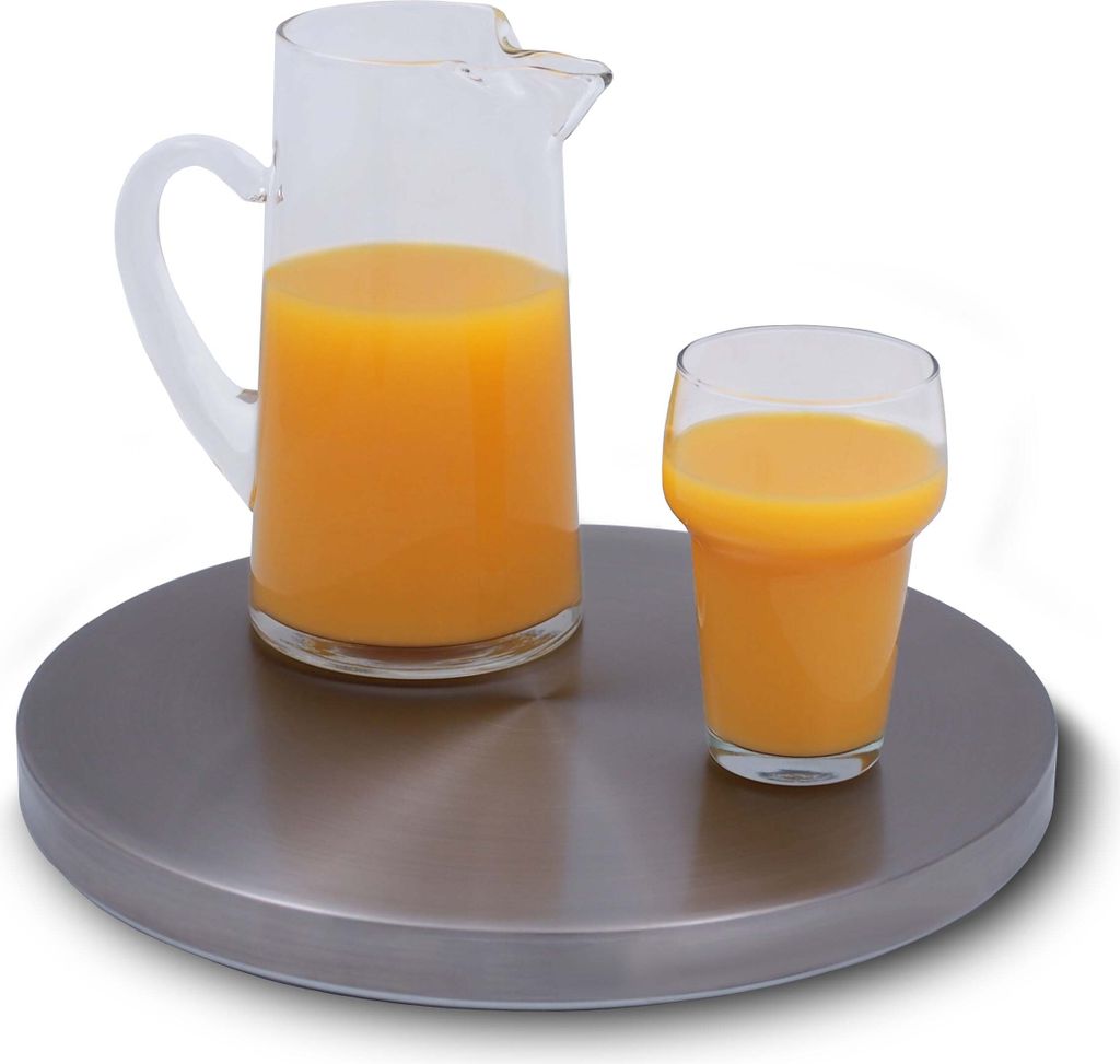 Saro STAY COOL round, Servierstand, Aluminium, Aluminium, Produktbild 