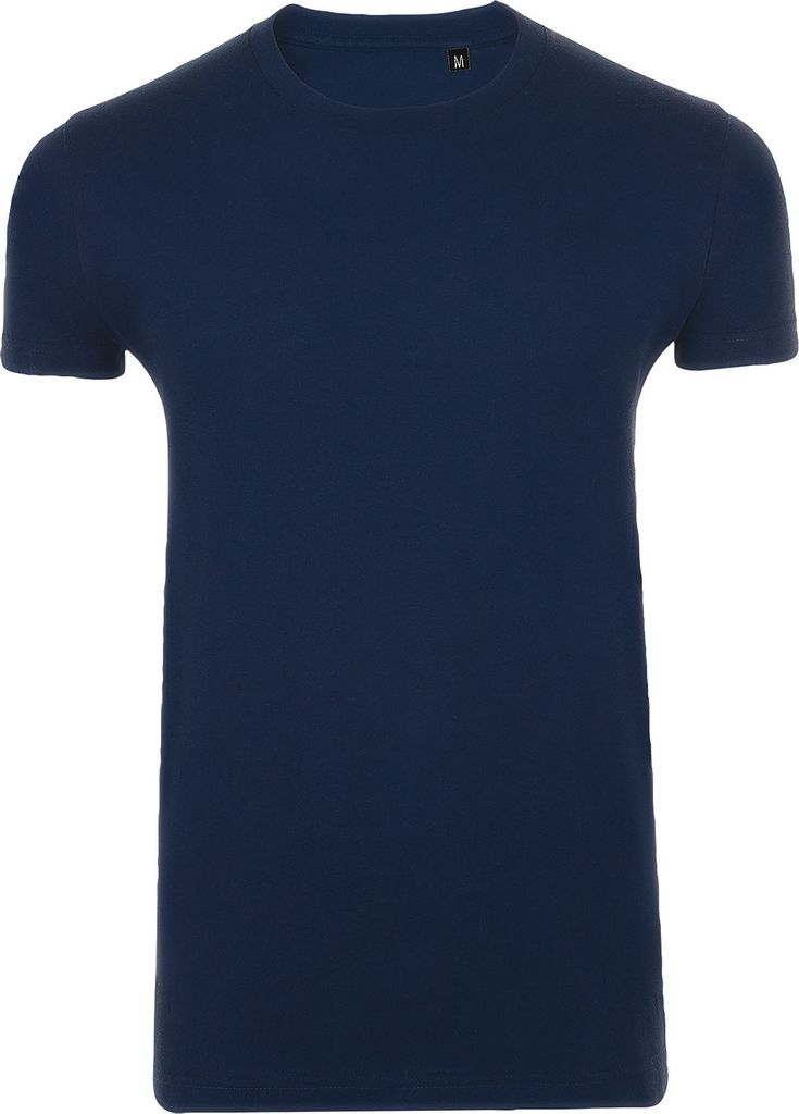 SOLS Herren Imperial Slim Fit T-Shirt, Kurzarm PC507 (2XL) (Dunkles Marineblau)