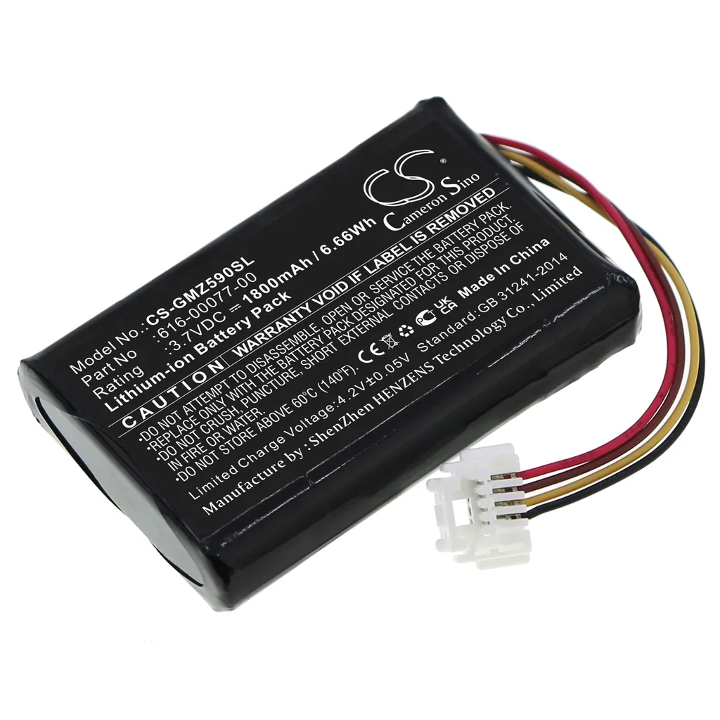 Batterie Li-ion pour Garmin Zumo 590 595 - Capacité 2000mAh Techtek 3.7V