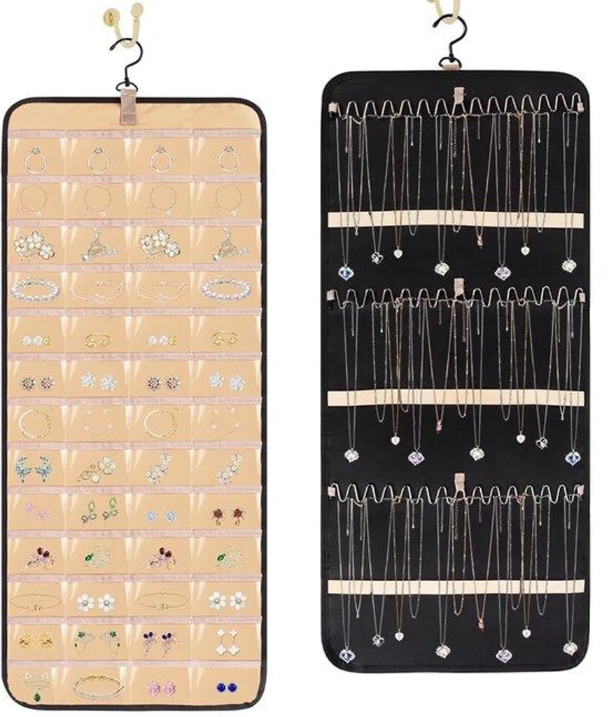 Organisateur de bijoux pour tiroir et coiffeuse gain de place pratique