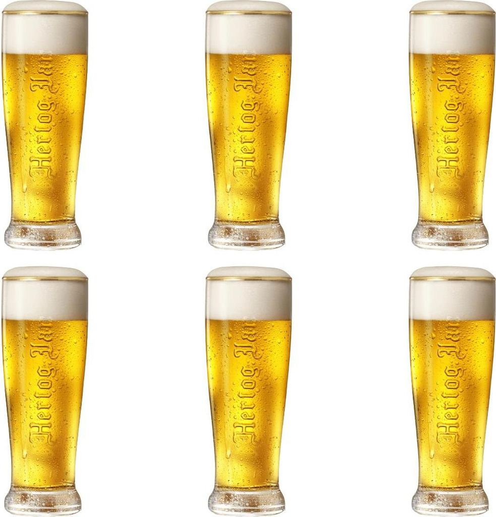 Hertog Jan Biergläser Pfeife 250 ml - 6 Stück Produktbild 
