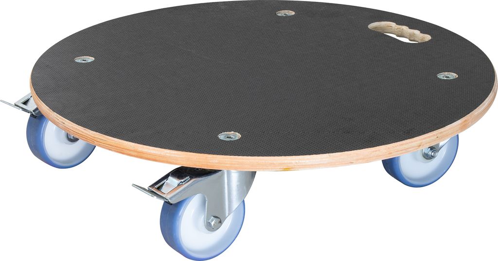 WAGNER Pflanzenroller / Transporthilfe MAXIGRIP Ø 58 x 14,5 cm, wetterfest, Bremsen, Tragkraft 300 kg, DE Ware - 20116801