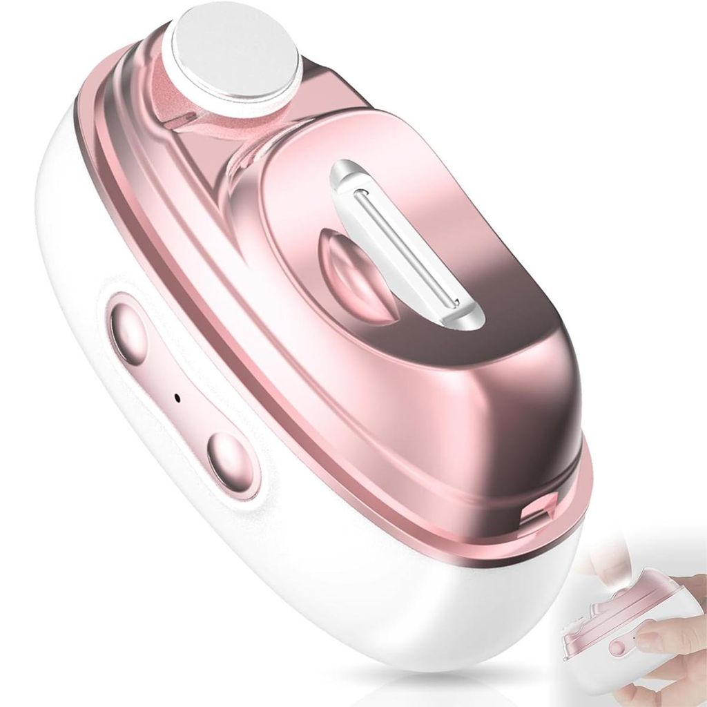 4-in-1 Elektrischer Nagelknipser, automatischer Nail Trimmer mit Nagelfeile, LED-Licht, 2 einstellbare Geschwindigkeiten, für Kinder, Erwachsene u...