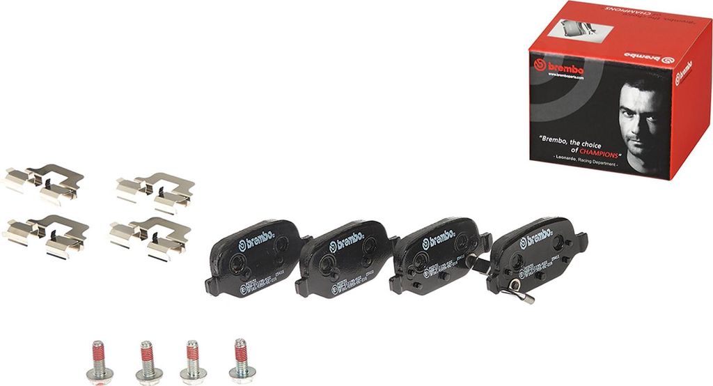 Brembo Bremsklötze hinten mit Zubehör für Fiat Panda 312 4 X 4 77366388