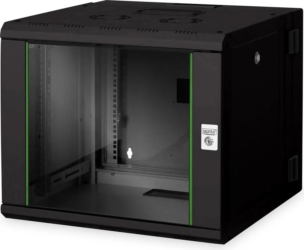 Baie de brassage murale DIGITUS Unique pivotante pour rack 19 pouces