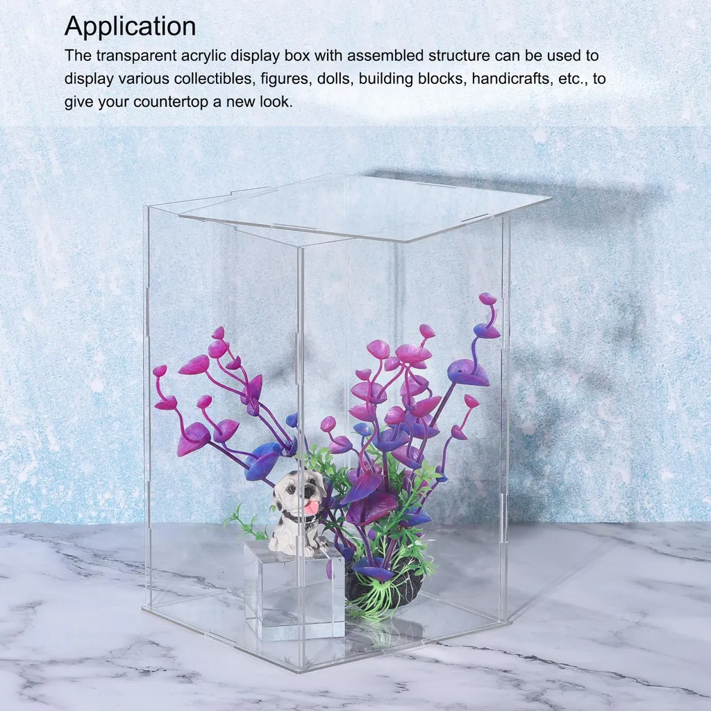 Boîte de rangement transparente pour protéger vos objets rares