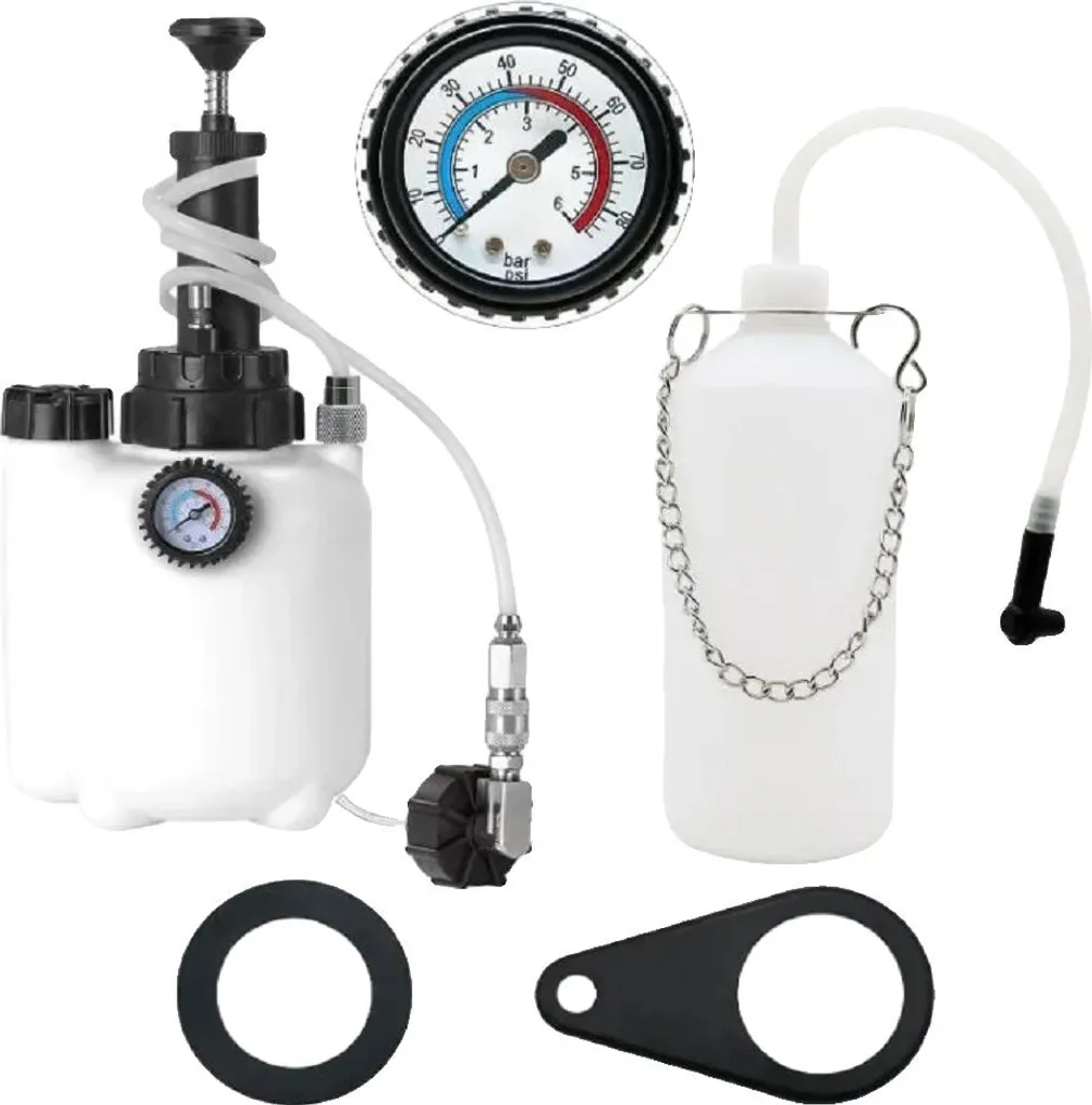 Purgeur de frein manuel 3L : outil de vidange pour liquide de frein