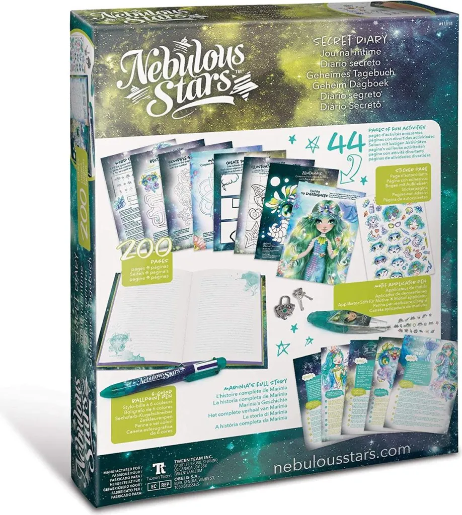 Nebulous Stars Le Journal Secret de Marinia - Carnet Intime Créatif