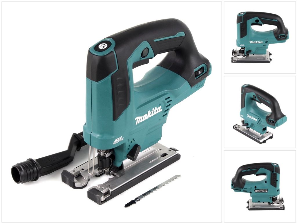 Makita JV103DZ, Horní rukojeť, Černá, Modrá, 45°, 45°, 3000 Obrázek produktu 