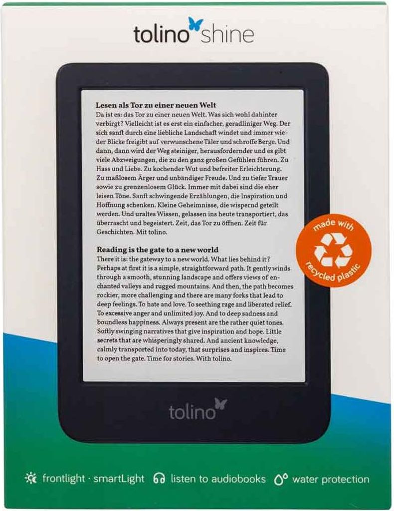 Tolino shine, e-reader van de 5e generatie, Productafbeelding 