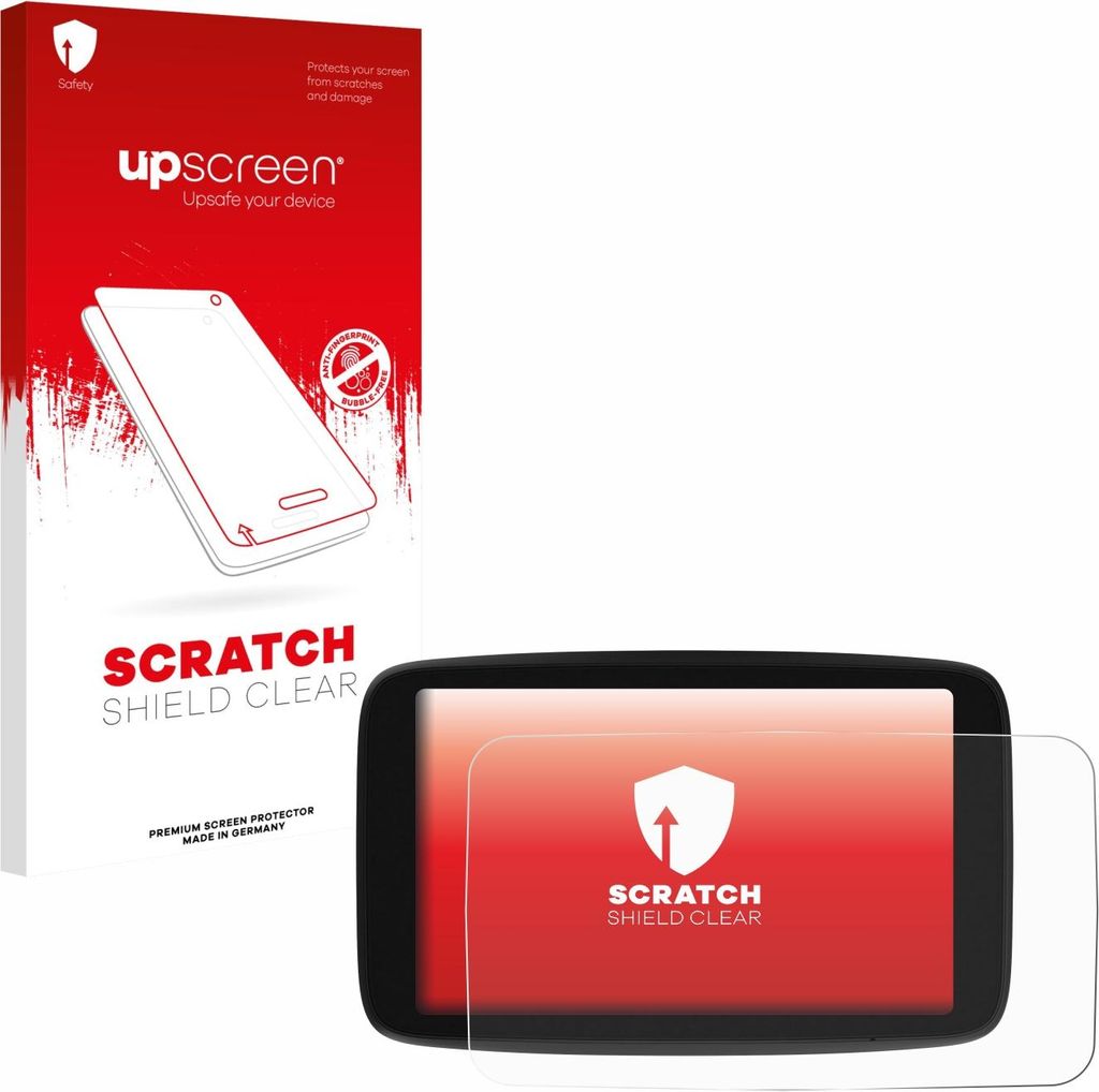 upscreen Schutzfolie für TomTom Go Navigator 7 (2. Generation) Displayschutz Displayschutzfolie Folie Klar Transparent