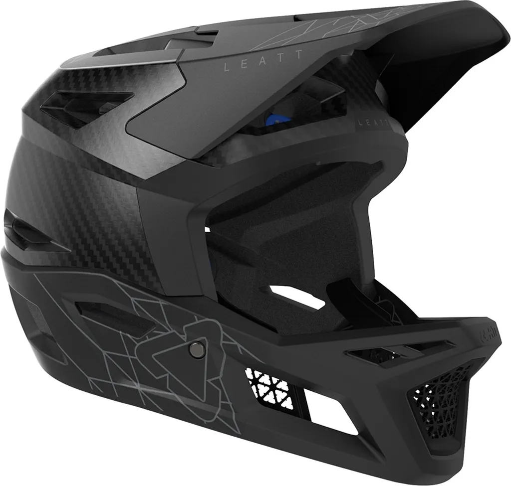 Casque VTT Anti-Choc Leatt Gravity 6.0 Carbon Stealth XL : Sécurité DH