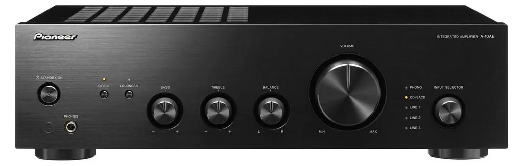 Amplificateur de salon Pioneer A-10AE noir pour enceintes bibliothèques