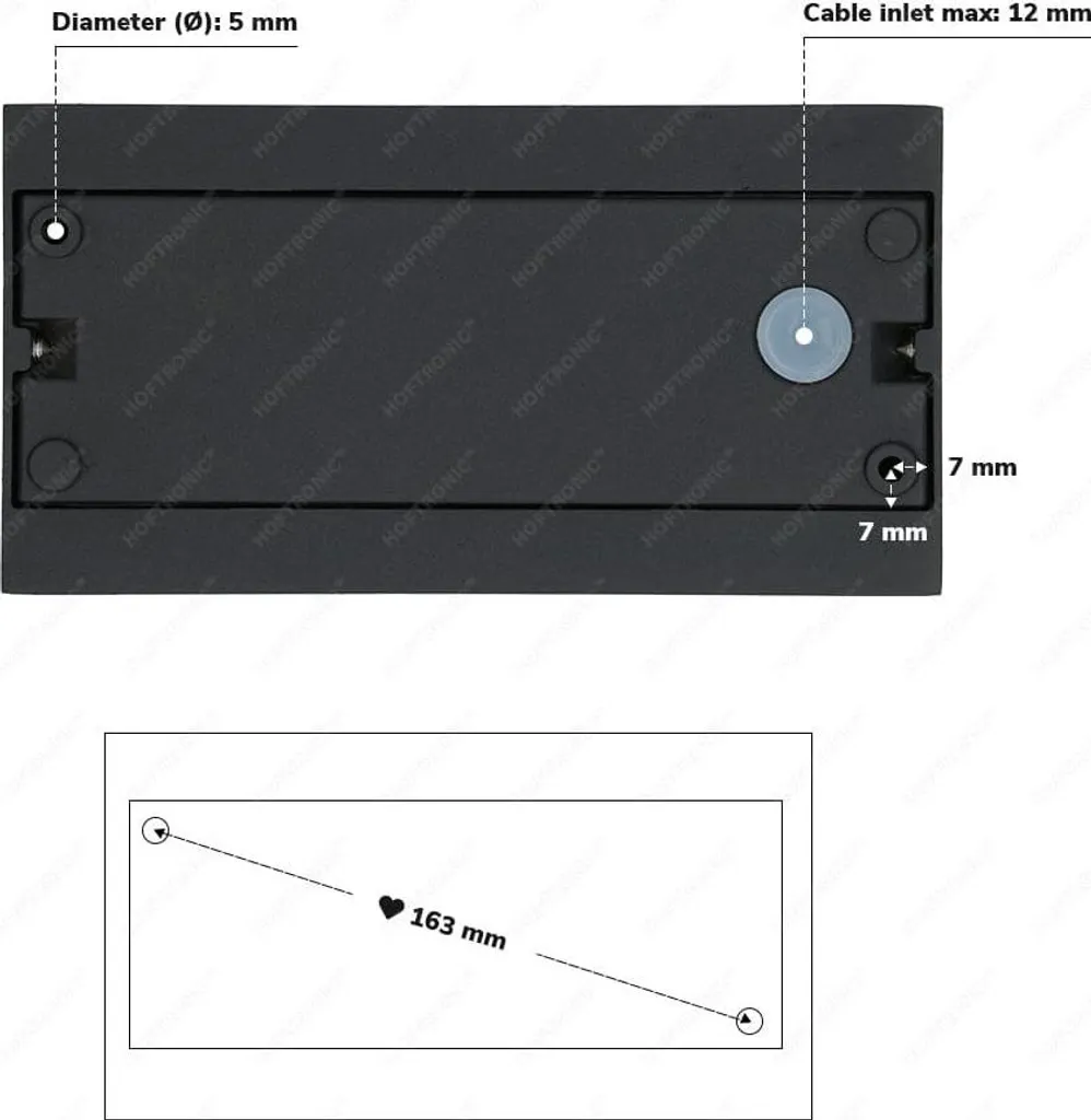 Applique Murale Extérieur pour Terrasse et Jardin LED 10W Noir Variable - 9