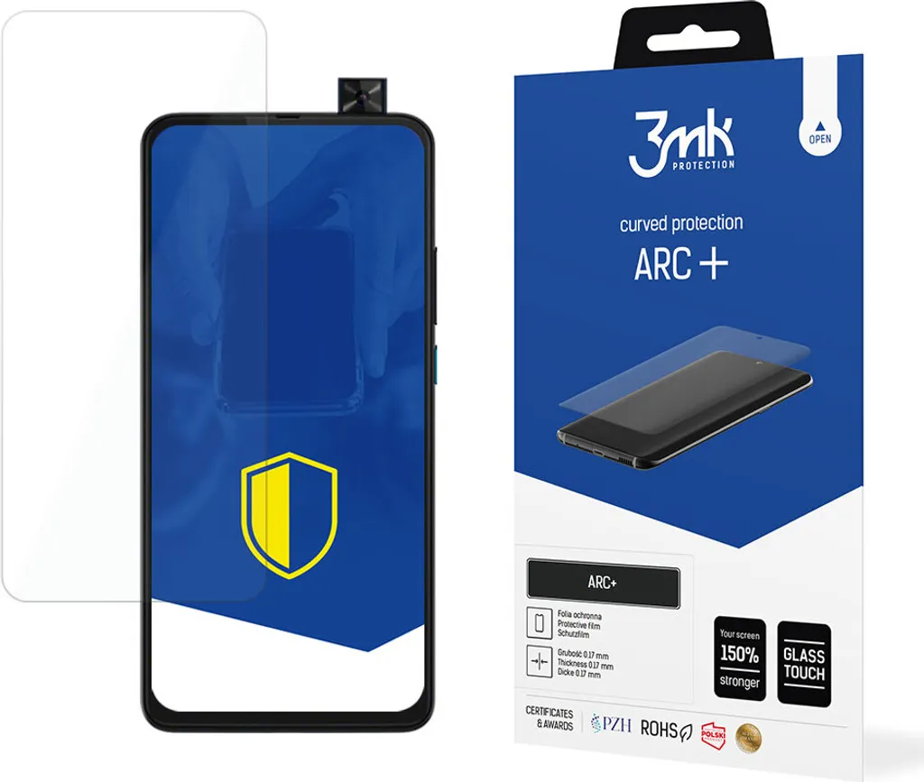 Pellicola Motorola One Hyper 3mk Arc+ | Protezione 150% e Gel Install