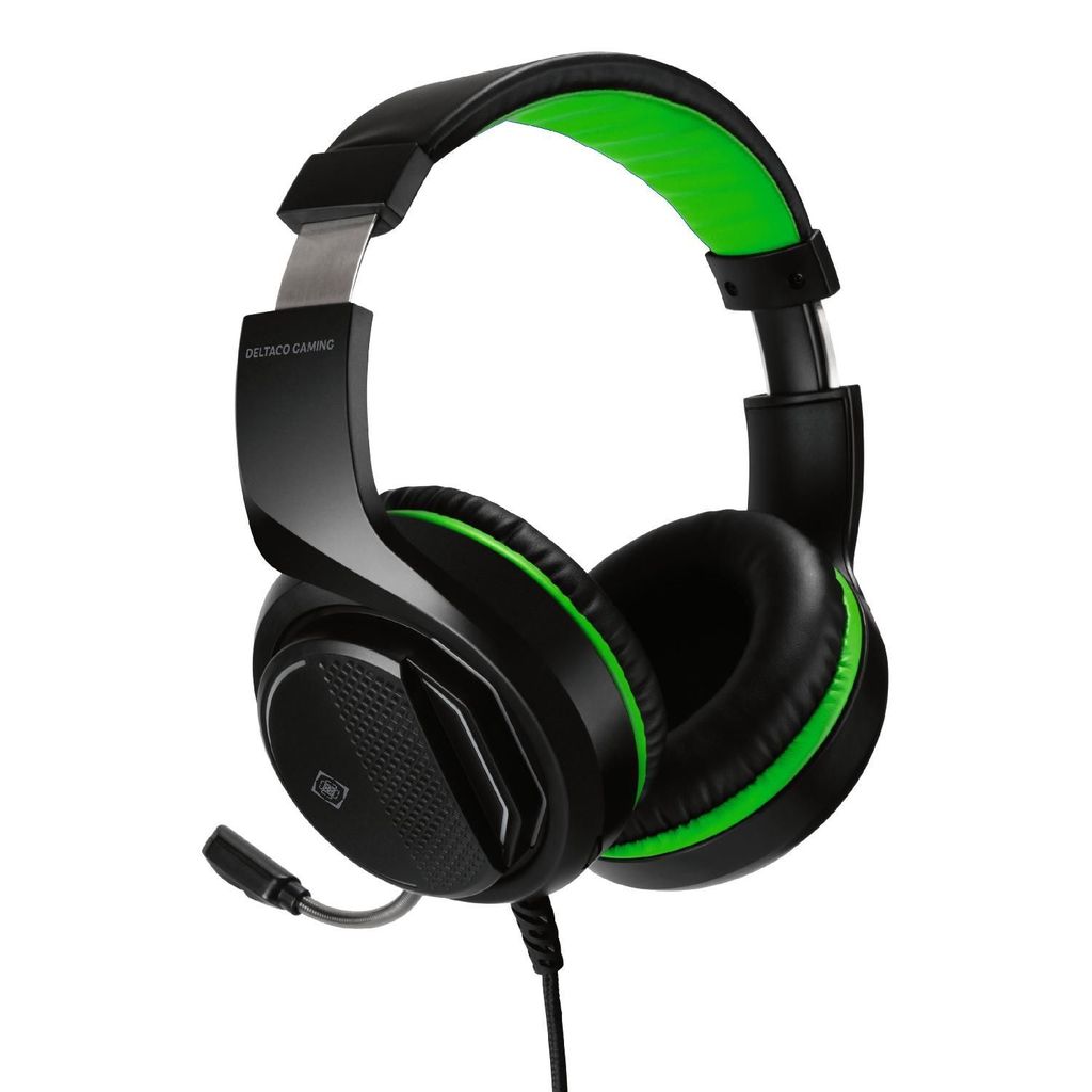 Deltaco Gaming Headset für Xbox One X/S - Schwarz/Grün
