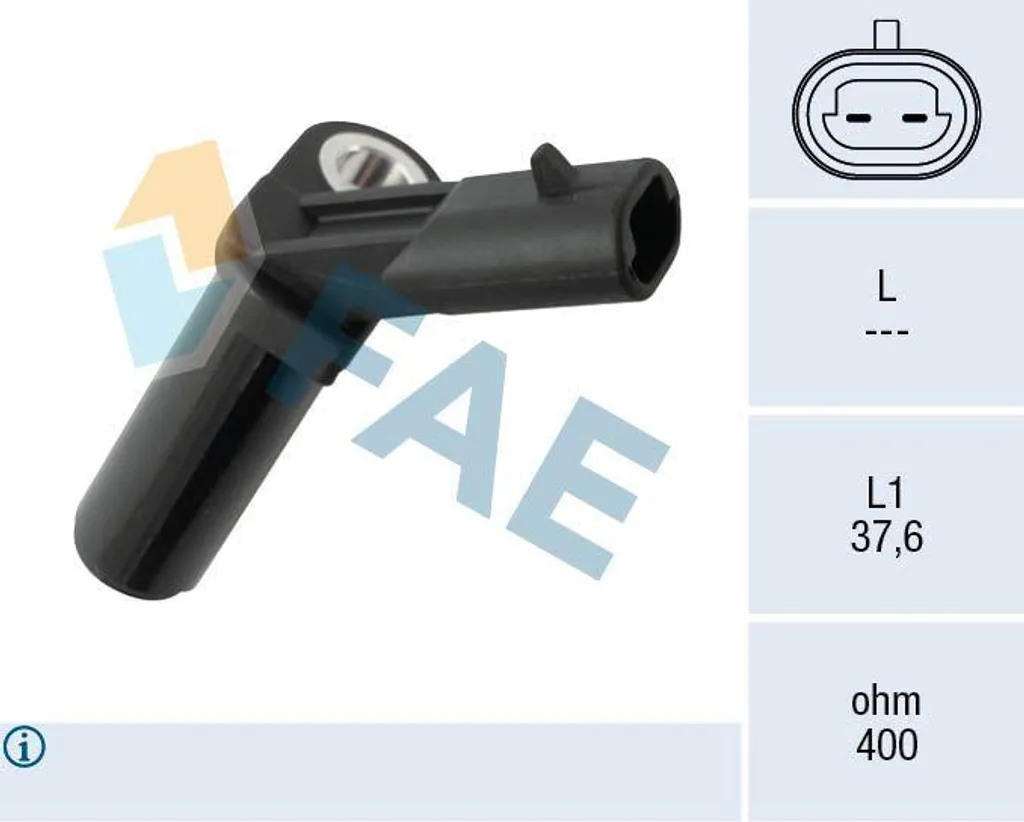 Capteur de régime FAE 79540 pour boîte automatique BMW OE 24357507706