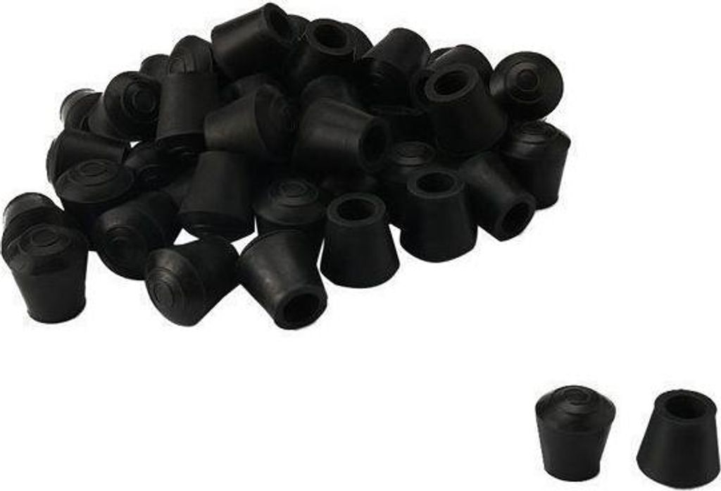 36 Stuhlbeinkappen, Gummi-Möbelbeinschoner, 10 mm Innendurchmesser