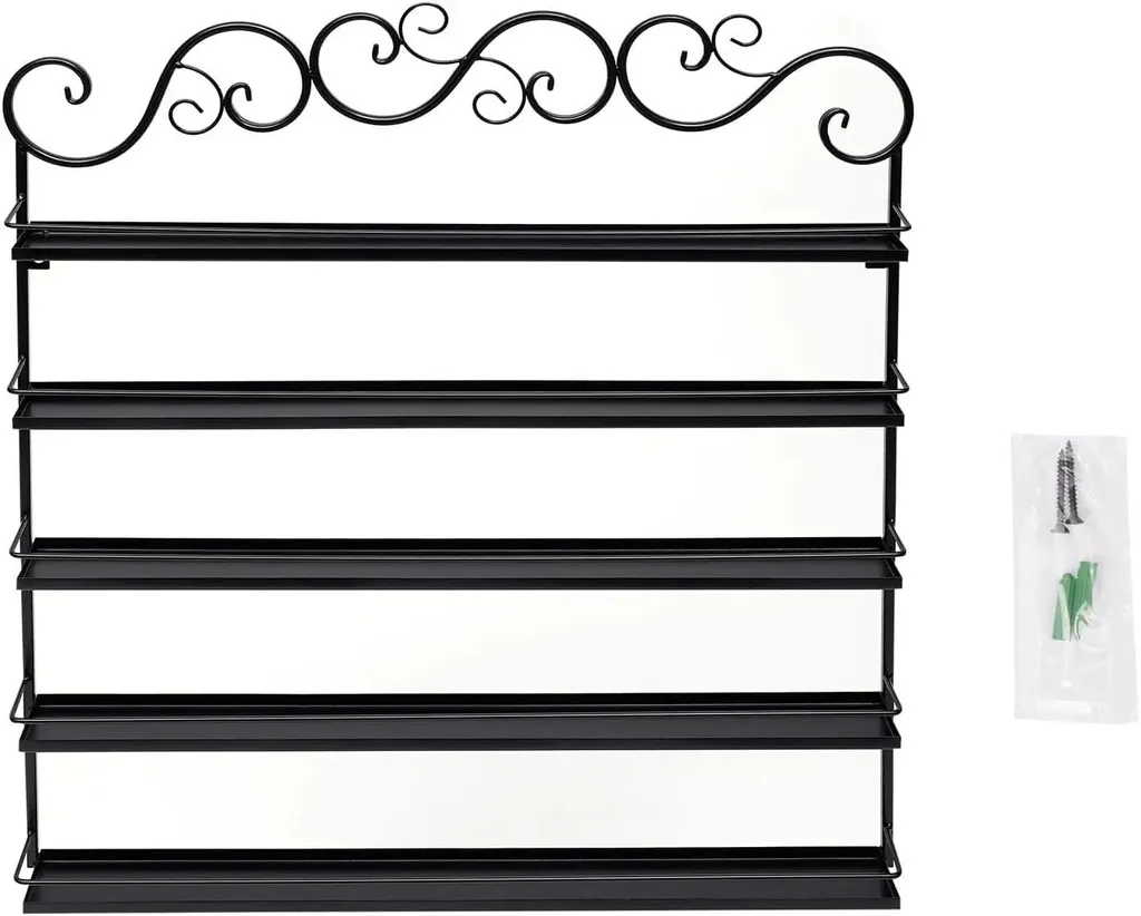 Organiseur maquillage métal 5 étages pour huiles essentielles et soins