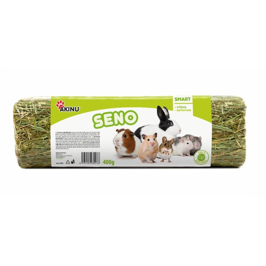 Akinu Lisované seno pre hlodavce a králiky 400 g Obrázok produktu 