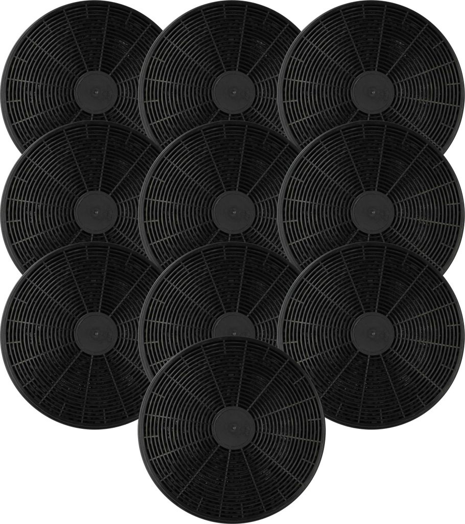 vhbw 10x Aktivkohlefilter Ersatz für KKT Kolbe K606, K122 Produktbild 