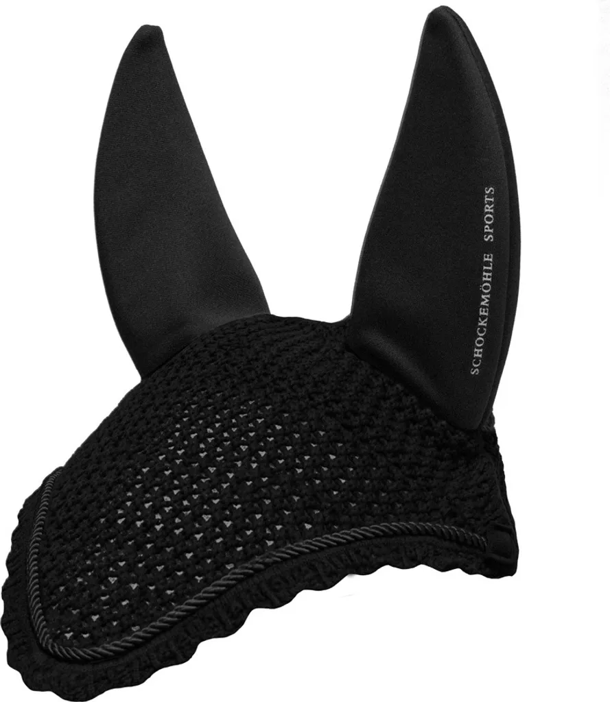 Fly Cap Air Silent Schockemöhle Black VB - Protezione Acustica Cavallo