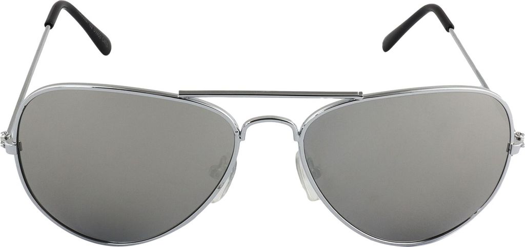 Pilotenbrille - Sonnenbrille - L - silber verspiegelt