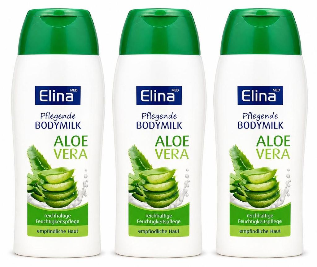 Elina Med-Bodymilk Aloe Vera – Feuchtigkeitspflege für Produktbild 