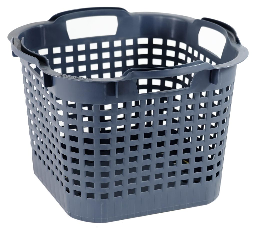 GreenLife Uni-Korb 25 kg 10 Stück grau drehstapelbar Produktbild 