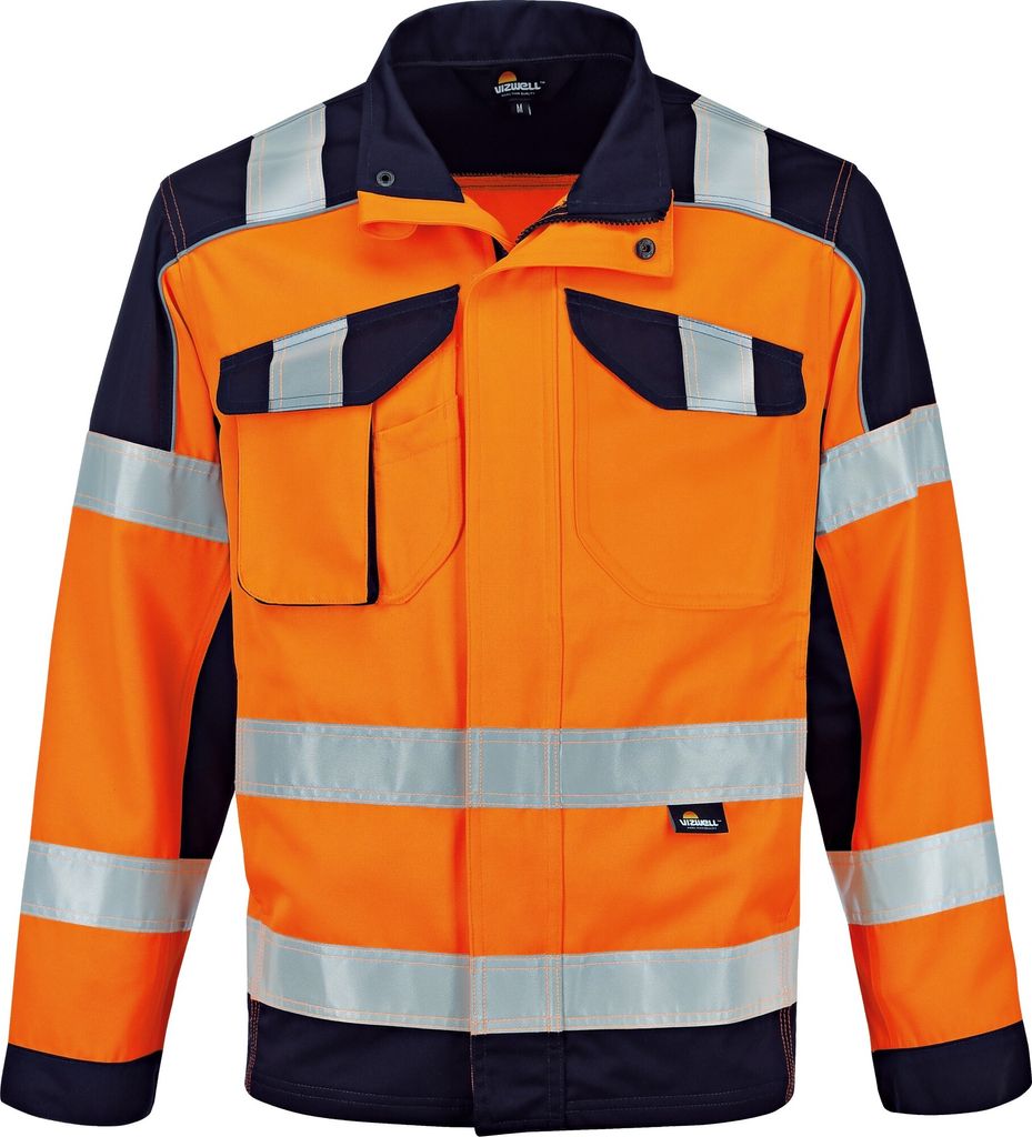 VIZWELL Warnschutzjacke VWT 112 Gr. XXL orange