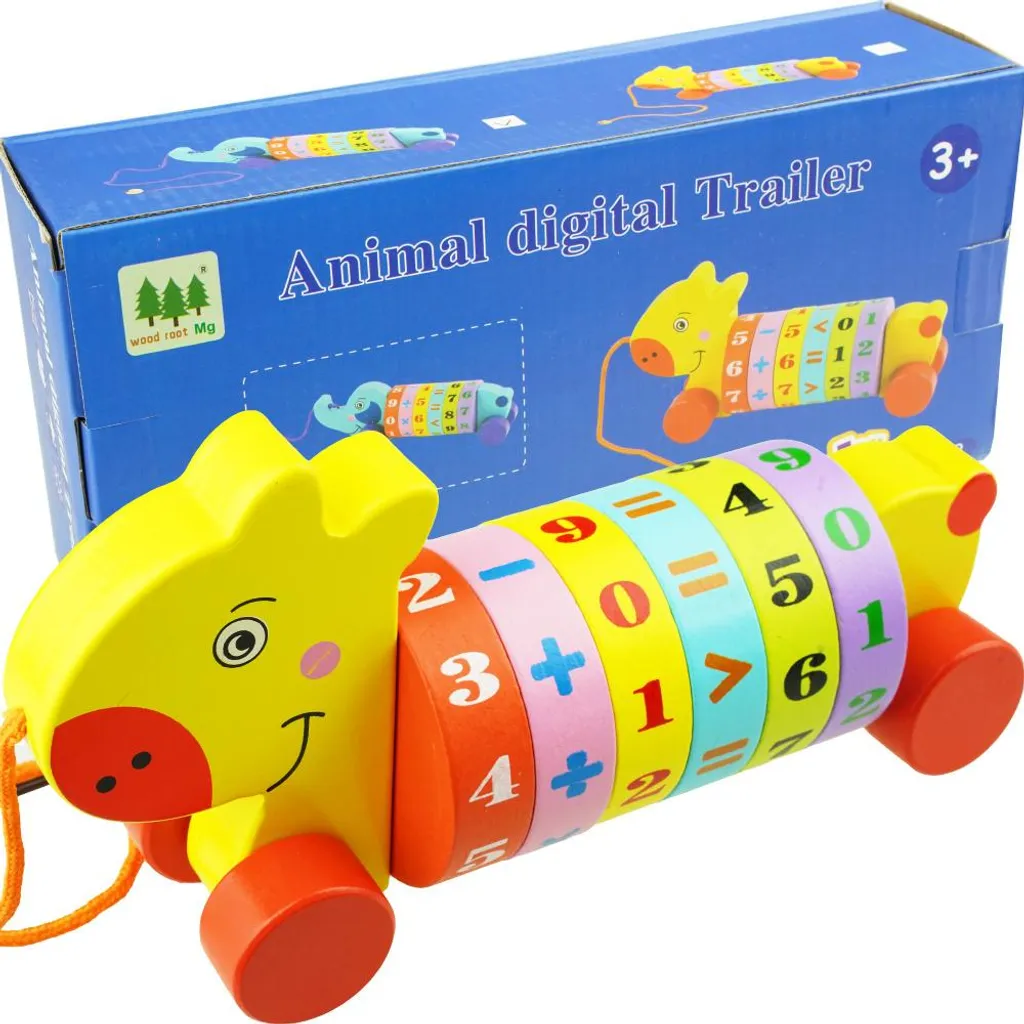 Puzzle 2 en 1 bois calcul : Apprendre les maths sans écran - 5