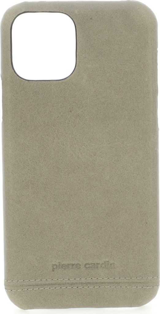 Pierre Cardin Apple iPhone 11 Pro Max Grey Back cover case - Genuine Leather