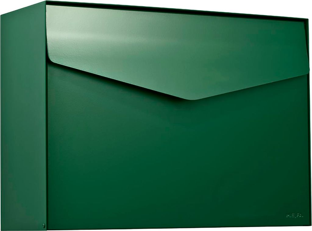 MEFA Briefkasten Letter 111 grün Postkasten mit Sicherheitsschloss Briefbox