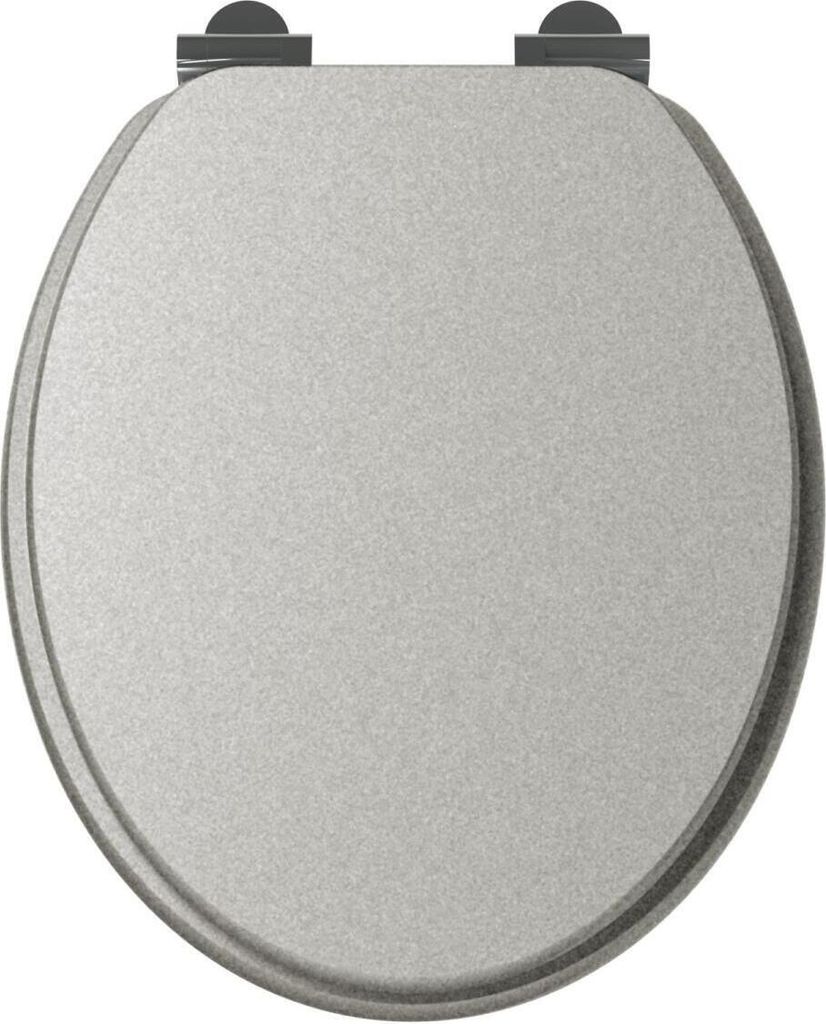 Allibert SILVER WC-Sitz Holz 36,7 x 5 x 47 cm Silber