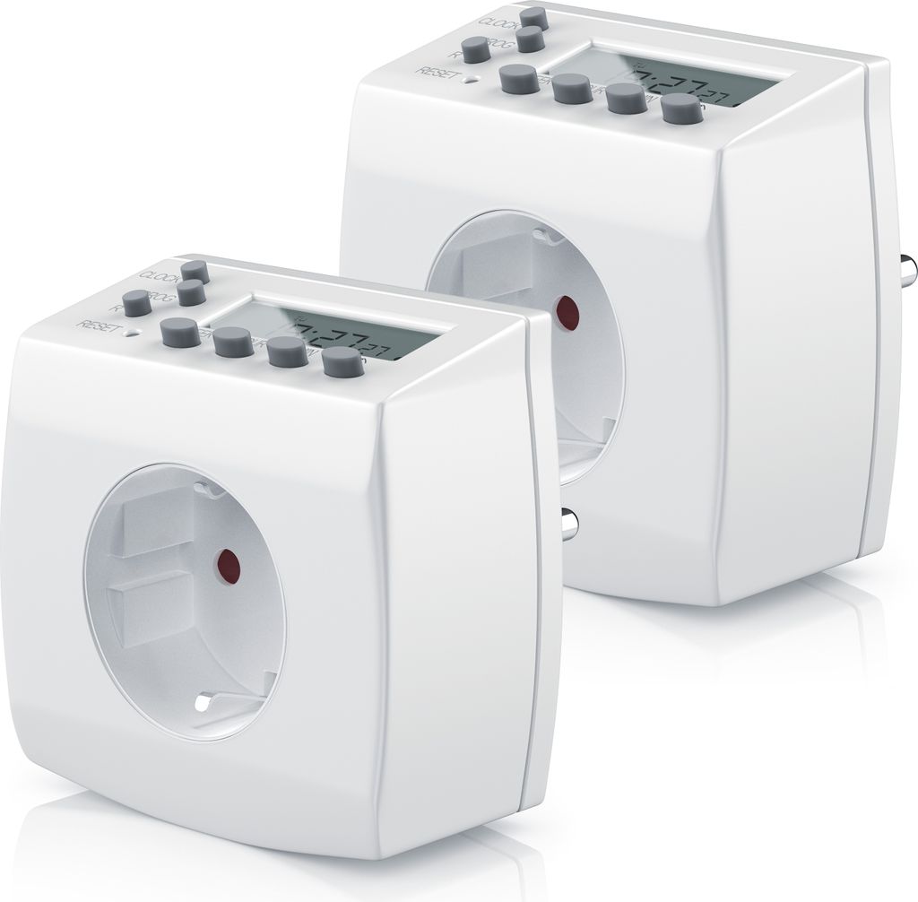 BEARWARE 2x timer digitale dal design compatto Blocco di Immagine del prodotto 