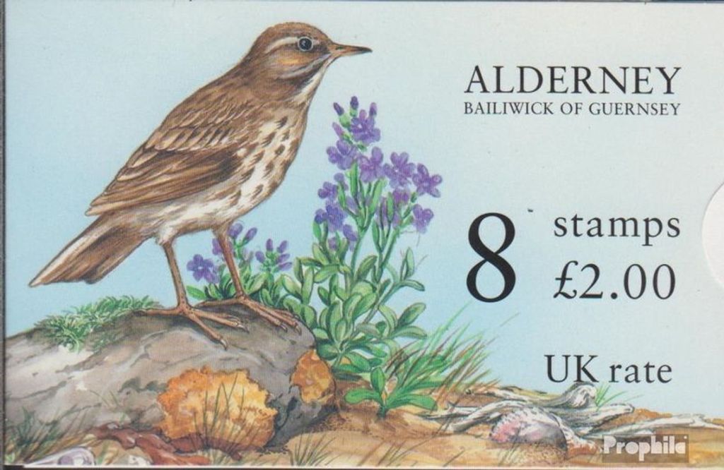 Briefmarken GB - Alderney 1997 Mi MH0-4 (kompl.Ausg.) postfrisch Fauna und Flora