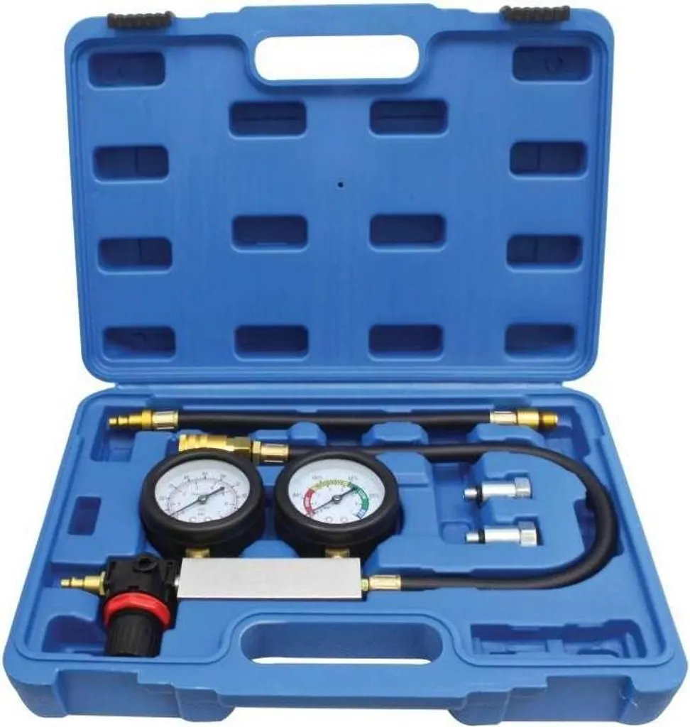 Tester Compressione SATRA per Motori Benzina - Kit Diagnosi 8 Pezzi