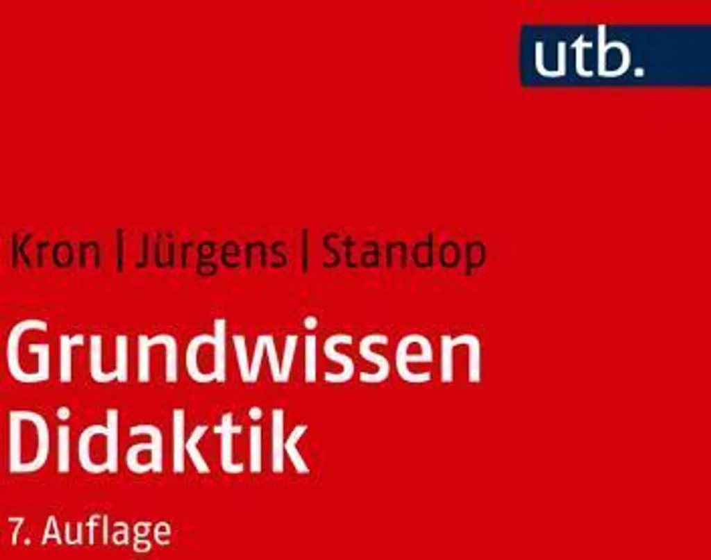 Manuel Grundwissen Didaktik guide de méthodologie d'enseignement