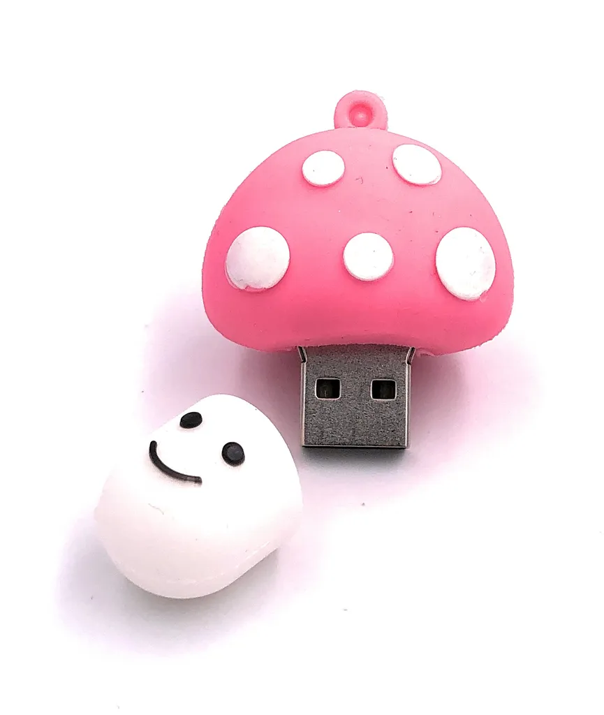 Clé USB 3.0 128 Go Onlineworld2013 en forme de Champignon Rose Rigolo - 2