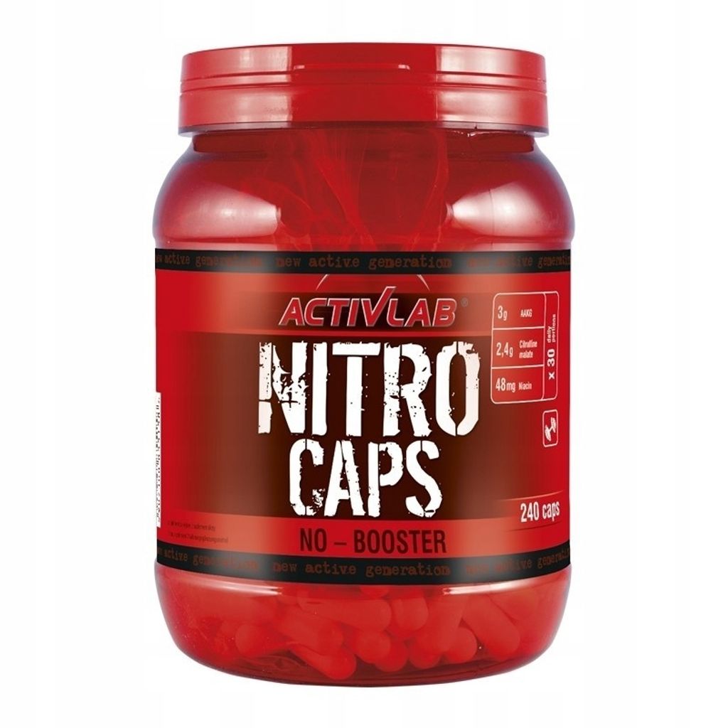 Activlab Nitro Caps 240 capsule, arginina, citrullina Immagine del prodotto 