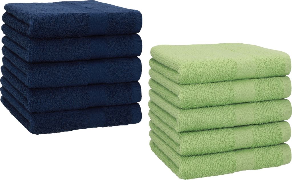 Betz 10 Stück Seiftücher 30x30 cm PREMIUM 100% Baumwolle  Produktbild 