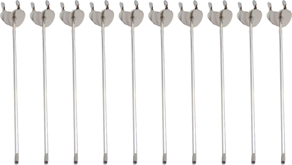 10pcs Pegboard -Haken gerade umgedrehtes Design für Eisenregal -Displays für Supermärkte für Supermärkte Home Organization-2 ,Größen:20 cm