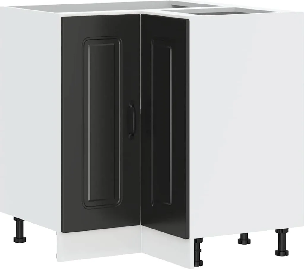 Cucina Ordinata con la Base Angolare Kalmar Nera - vidaXL