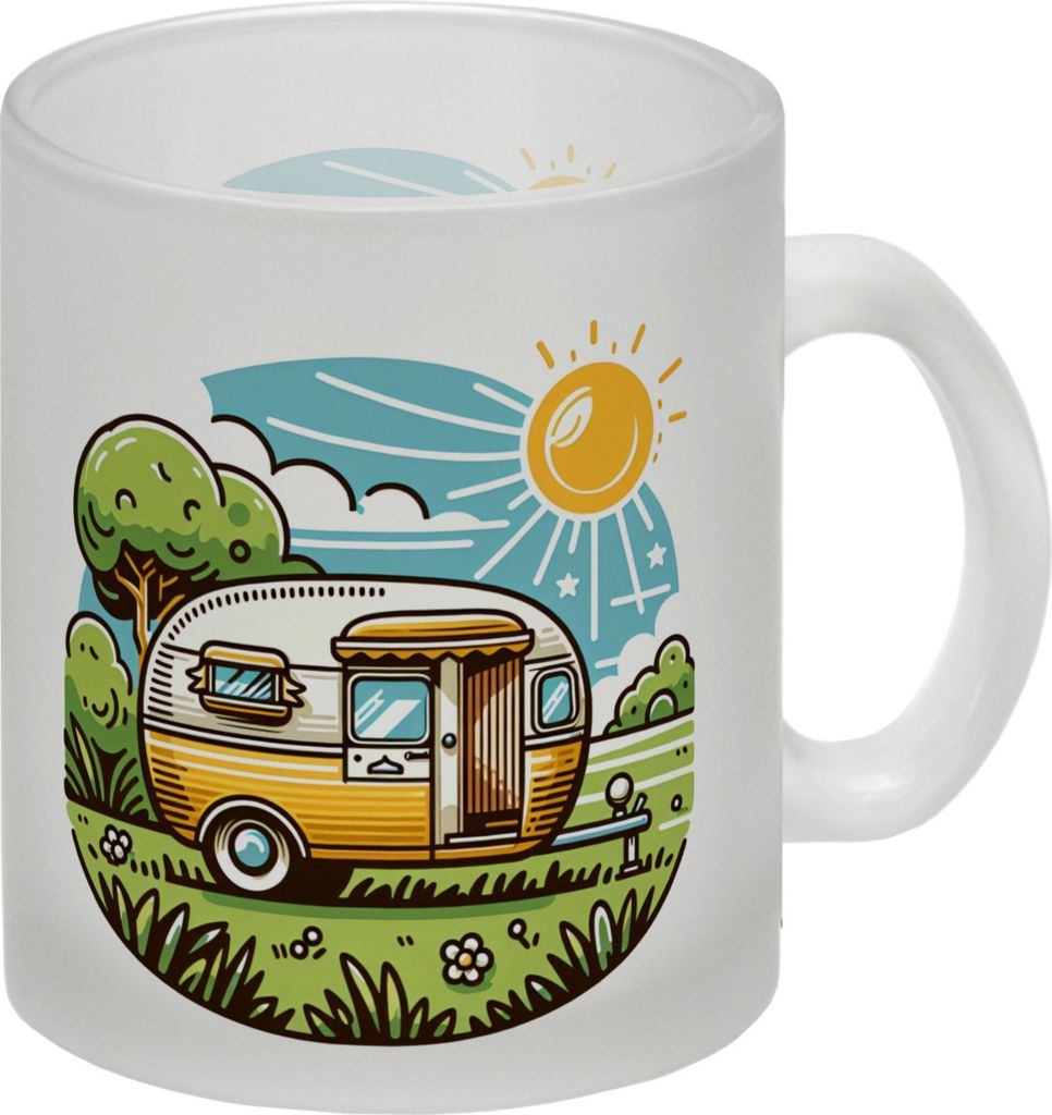 Campingtasse Glas Tasse